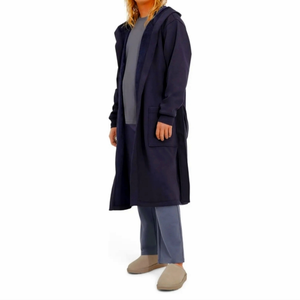 UGG mens navy blue robe size L/XL